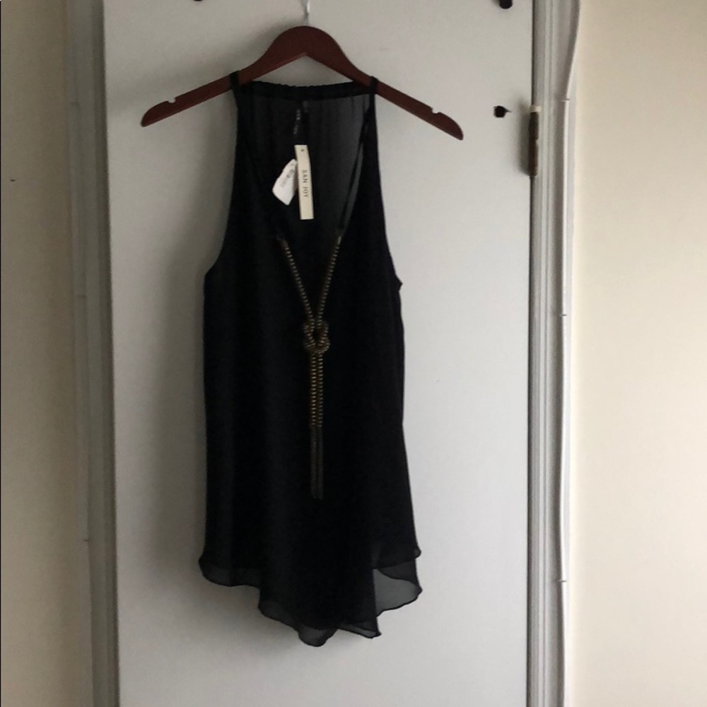 Black San joy summer top